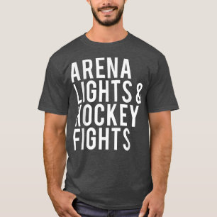 Camiseta Luces de arena y peleas de hockey