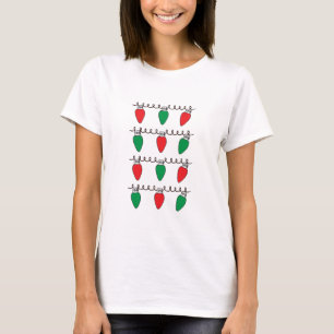 Camiseta Luces de cadena Dibujar Navidades Dibujar dibujo d