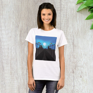 Camiseta Luces De Calle Y Luna