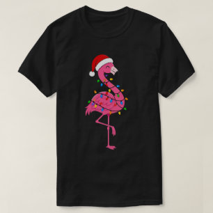 Camiseta Luces de Flamenco de Navidad Fiesta Tropical