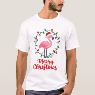 Camiseta Luces de Flamenco Feliz Navidad