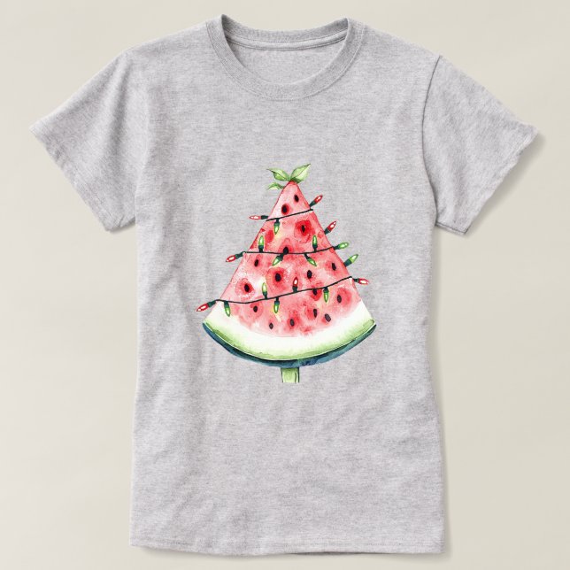 Camiseta Luces de Fruta de Sandía (Diseño del anverso)