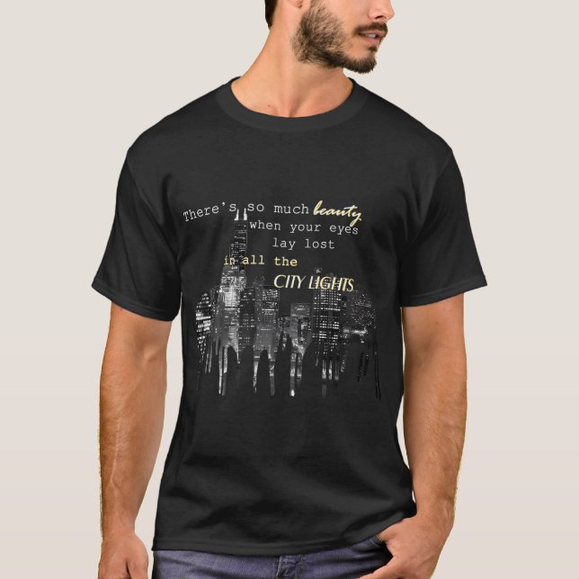 Camiseta luces de la ciudad 2 (Anverso)