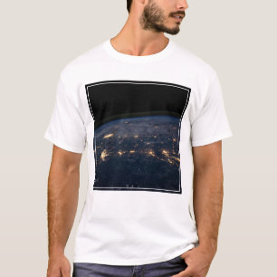 Camiseta Luces De La Ciudad Del Sur De Estados Unidos.