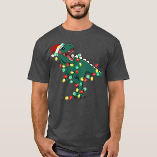 Camiseta Luces de los Navidades de Santa TRex