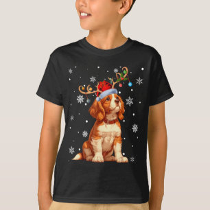 Camiseta Luces de Navidad Cavalier King Charles Spaniel Xma