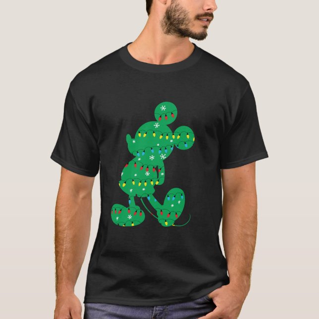 Camiseta Luces de Navidad de Disney Mickey Mouse   (Anverso)