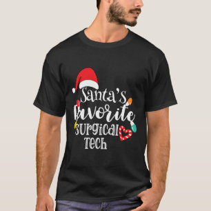 Camiseta Luces de Navidad de la tecnología quirúrgica favor