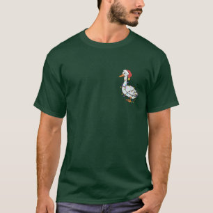 Camiseta Luces de Navidad de Pato Divertido Silly Goose Lig