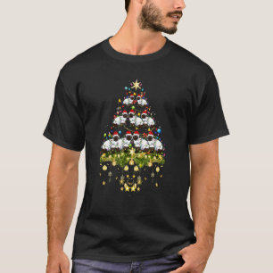 Camiseta Luces de Navidad del árbol de gato de Bali   Xmas