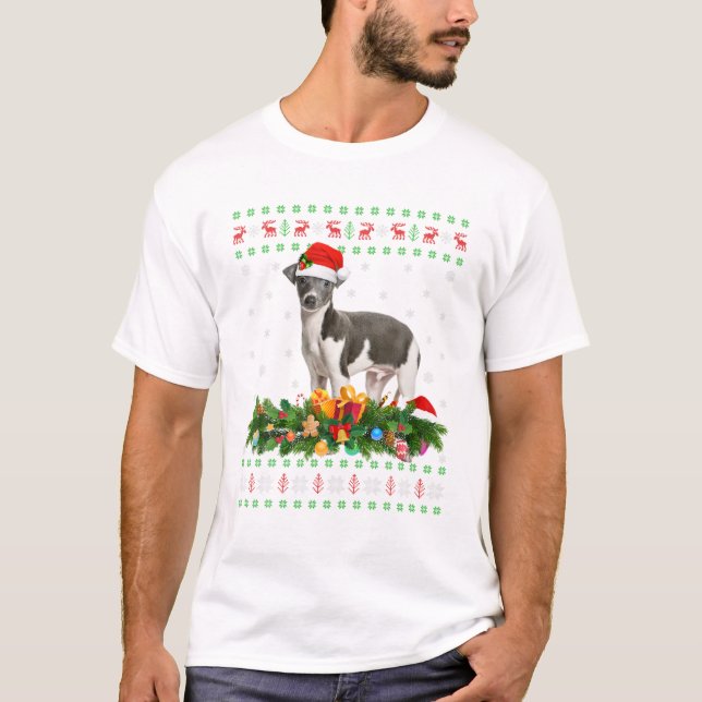 Camiseta Luces de Navidad Familiares Combinadas (Anverso)