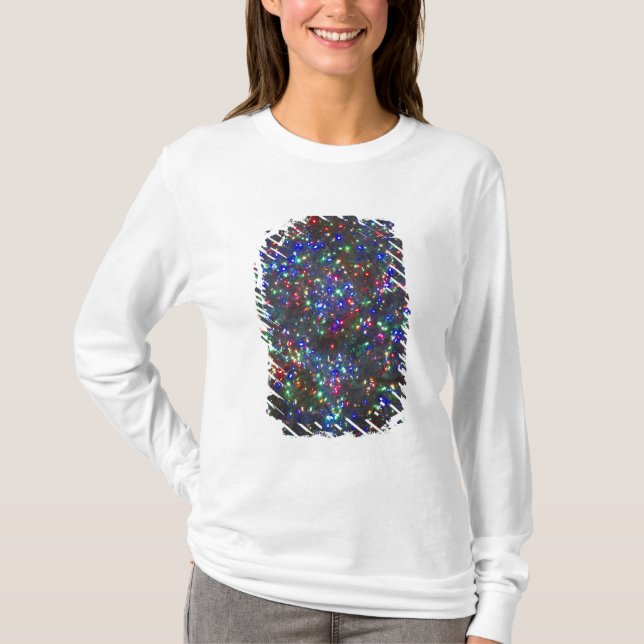 Camiseta Luces de Navidad, Portland, Oregon (Anverso)