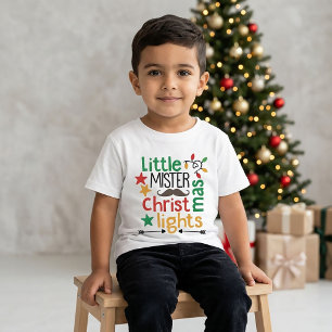 Camiseta Luces de Pequeño Señor Navidad