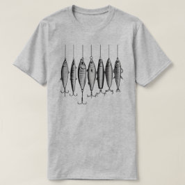 Camiseta Luces de pesca grises