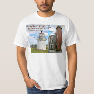 Camiseta Luces de rango del puerto de Newburyport, Masa. Ca