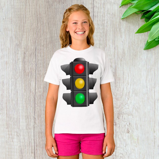 Camiseta Luces de Tráfico Rojo Amarillo Verde Señal (Subido por el creador)