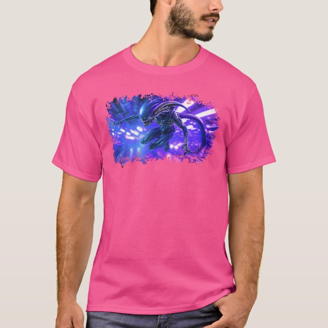 Camiseta Luces de xenomorfo (Anverso)