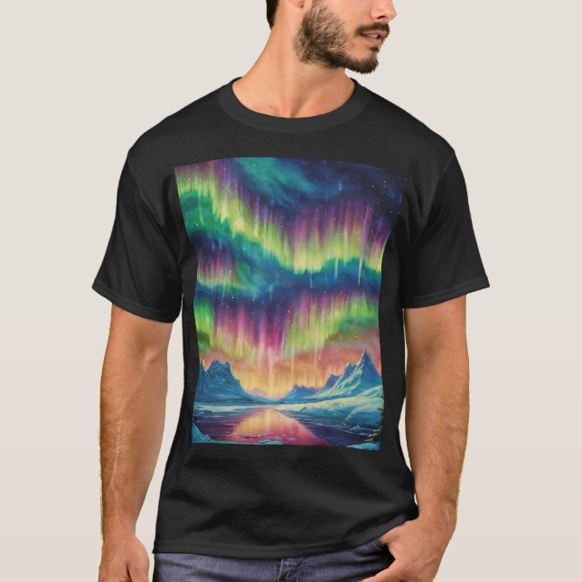 Camiseta Luces del norte  (Anverso)