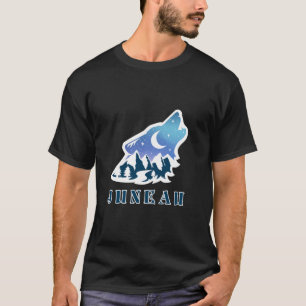 Camiseta Luces del norte de Alaska dentro de un cruce de lo