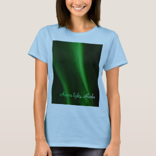 Camiseta Luces impresionantes de la aurora en Alaska,