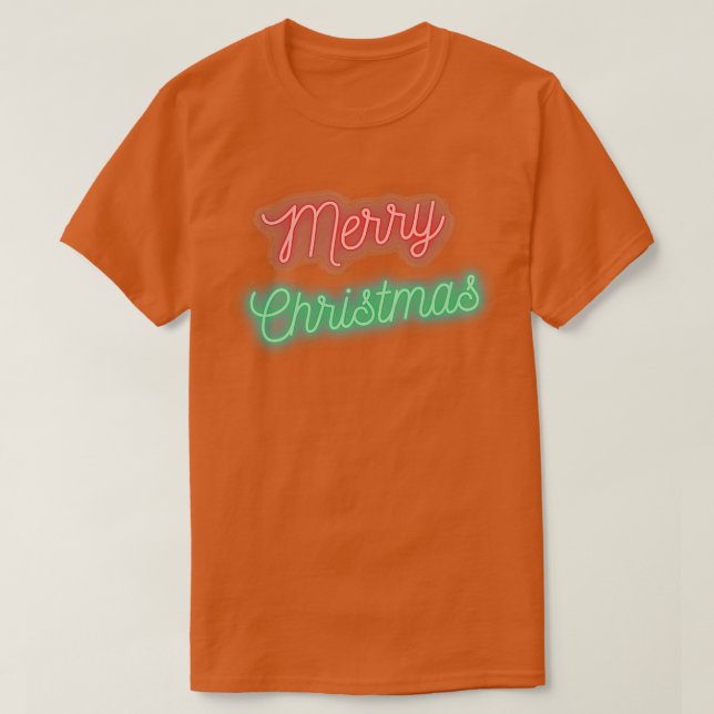 Camiseta Luces LED de navidad de amarre (Diseño del anverso)