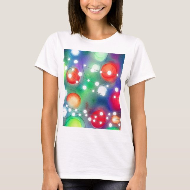 Camiseta Luces navidades (Anverso)