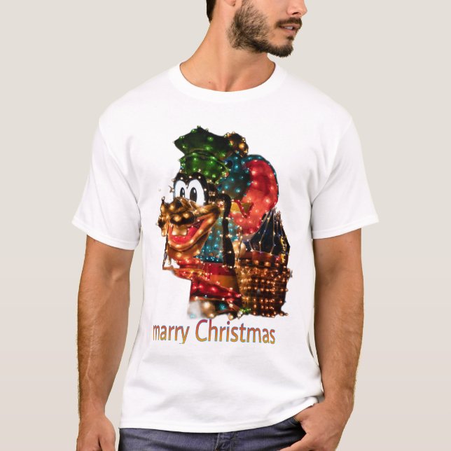 Camiseta Luces navideñas (Anverso)