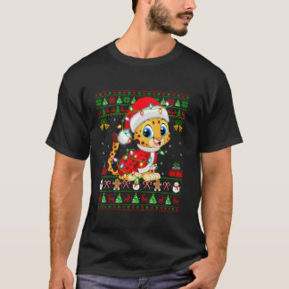 Camiseta Luces navideñas feas alumbran a Navidades de Santa