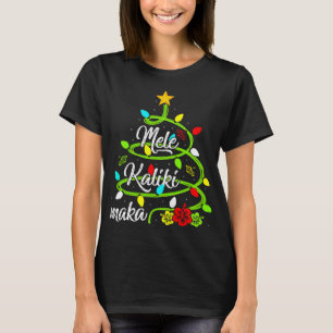 Camiseta Luces navideñas: Navidades hawaianos de Mele Kalik