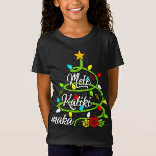 Camiseta Luces navideñas: Navidades hawaianos de Mele Kalik
