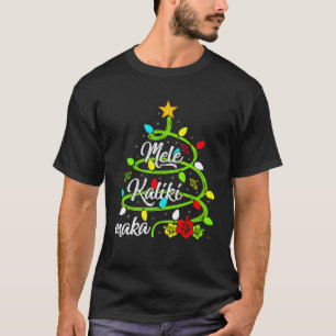 Camiseta Luces navideñas: Navidades hawaianos de Mele Kalik