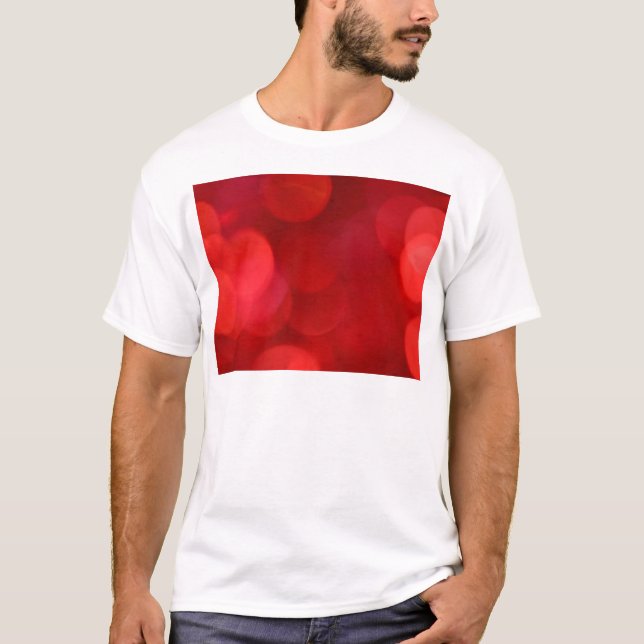 Camiseta Luces rojas circulares fuera de foco (Anverso)