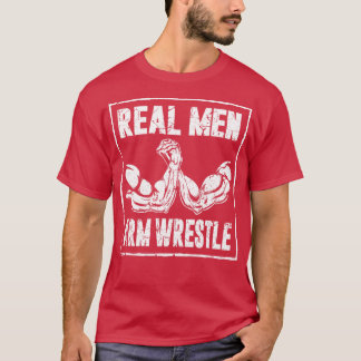Camiseta Lucha armada de luchadores de brazos en luchas de 