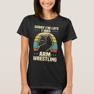 Camiseta Lucha armada de luchadores de brazos y guerra de a