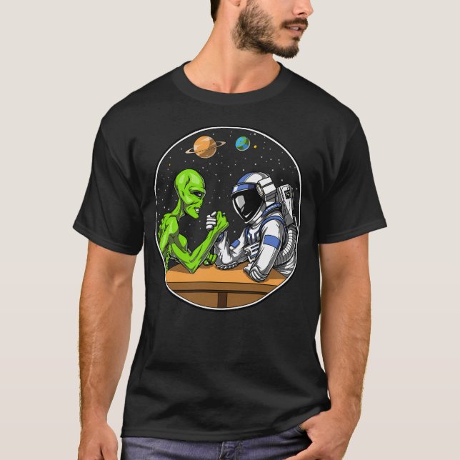 Camiseta Lucha armada extranjera astronauta (Anverso)
