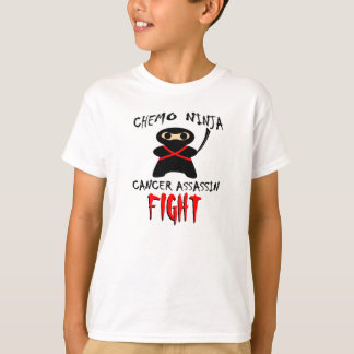 Camiseta ¡LUCHA!  Asesino del cáncer de Chemo Ninja