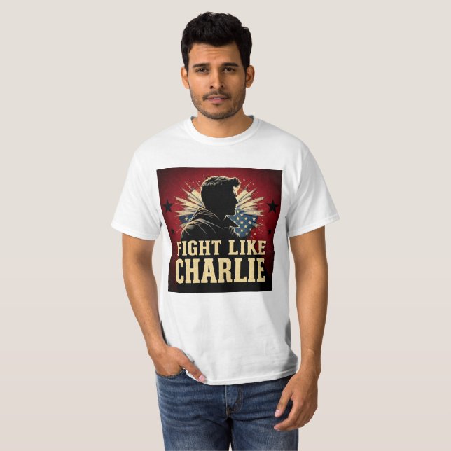 Camiseta Lucha como Charlie (Anverso completo)