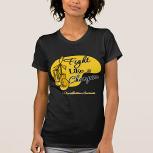 Camiseta Lucha como un campeón - cáncer de Neuroblastoma