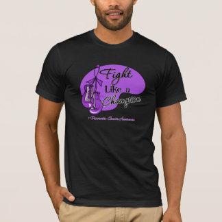 Camiseta Lucha como un cáncer pancreático del campeón