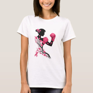 Camiseta Lucha como una chica - Concienciación sobre el cán