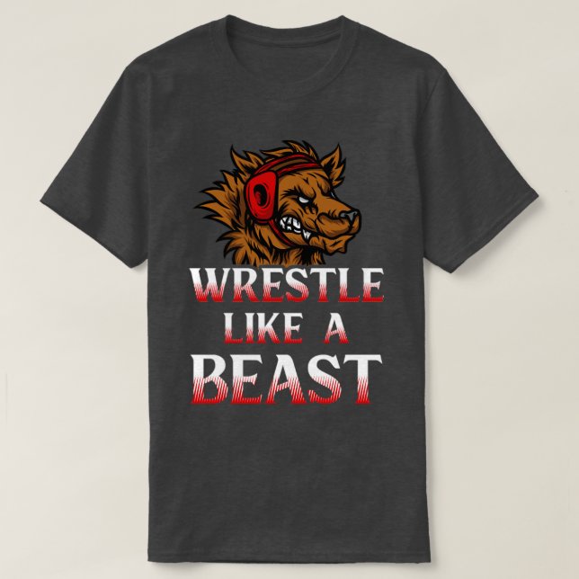 Camiseta Lucha como una lucha de amantes de la bestia (Diseño del anverso)