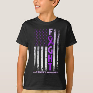 Camiseta Lucha con la cinta morada Concienciación sobre la