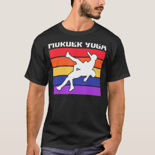 Camiseta Lucha contra el asesinato del luchador Yoga Vintag
