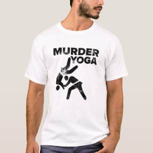 Camiseta Lucha contra el asesinato Yoga Funny Jiu Jitsu Gif
