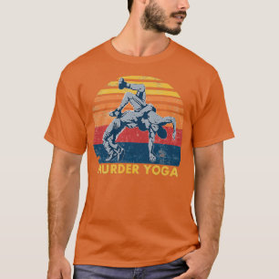Camiseta Lucha contra el asesinato Yoga Retro Vintage Graci