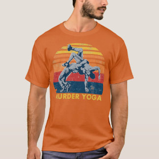 Camiseta Lucha contra el asesinato Yoga Retro Vintage Graci