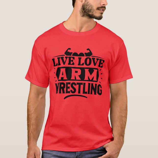 Camiseta Lucha contra el brazo de amor vivo (Anverso)
