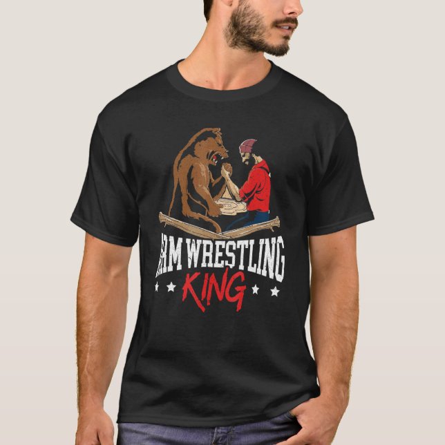 Camiseta Lucha contra el brazo Rey Grip Pin Arm Wrestler (Anverso)