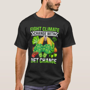 Camiseta Lucha Contra el Cambio Climático con un Cambio en 