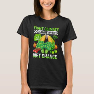 Camiseta Lucha Contra el Cambio Climático con un Cambio en 
